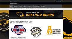Desktop Screenshot of oaklandbears.com